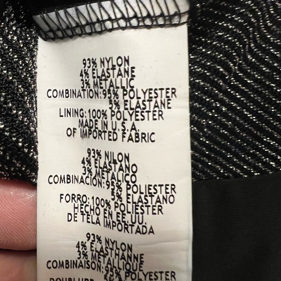 Onyx Silver Gray Sheath Jumpsuit with Flutter Sleeves - Picture 9 of 9